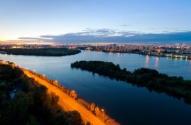 Акватория Южного порта. © Moscowviews.ru