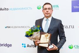 Артем Эйрамджанц (ГК "Пионер") с заветной статуэткой на Urban Awards.
