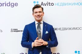 Александр Красавин ("Баркли") на Urban Awards с наградой.