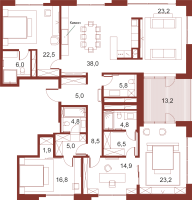 5-комнатные 