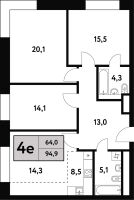4-комнатные 