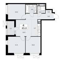 4-комнатные 