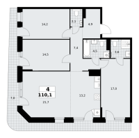 4-комнатные 