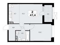 2-комнатные 