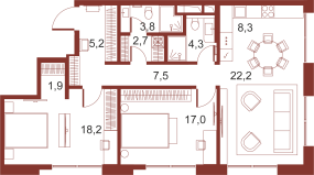 Планировка квартиры
