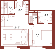 Планировка квартиры