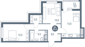 Планировка квартиры