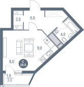 Планировка квартиры