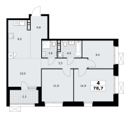 Планировка квартиры