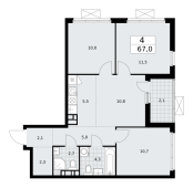 Планировка квартиры