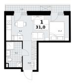 Планировка квартиры