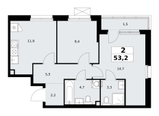 Планировка квартиры