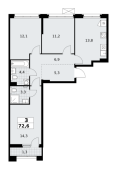 Планировка квартиры
