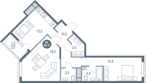 Планировка квартиры