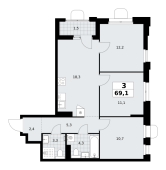 Планировка квартиры