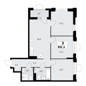 Планировка квартиры