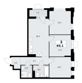 Планировка квартиры