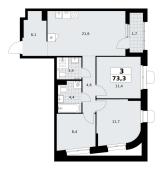 Планировка квартиры