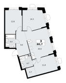 Планировка квартиры