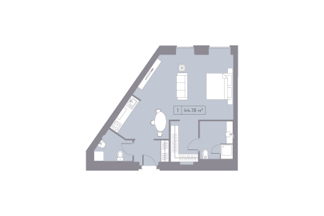 Квартира в ЖК La Rue (Петровка 26)