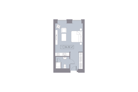 Квартира в ЖК La Rue (Петровка 26)