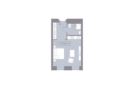 Квартира в ЖК La Rue (Петровка 26)