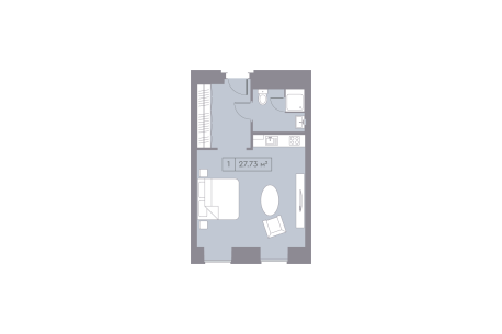 Квартира в ЖК La Rue (Петровка 26)