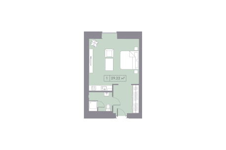 Квартира в ЖК La Rue (Петровка 26)