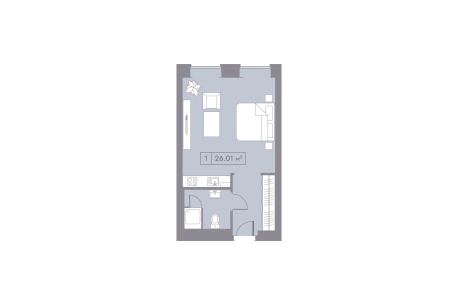 Квартира в ЖК La Rue (Петровка 26)