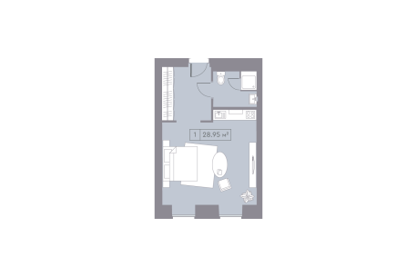 Квартира в ЖК La Rue (Петровка 26)