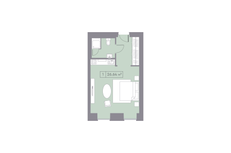 Квартира в ЖК La Rue (Петровка 26)