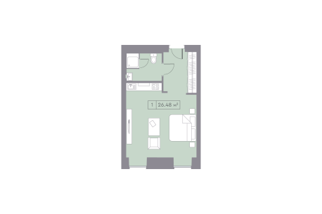 Квартира в ЖК La Rue (Петровка 26)