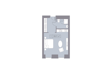 Квартира в ЖК La Rue (Петровка 26)