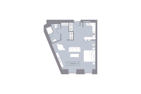 Квартира в ЖК La Rue (Петровка 26)