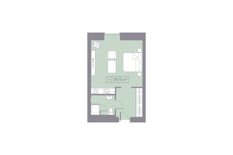 Квартира в ЖК La Rue (Петровка 26)