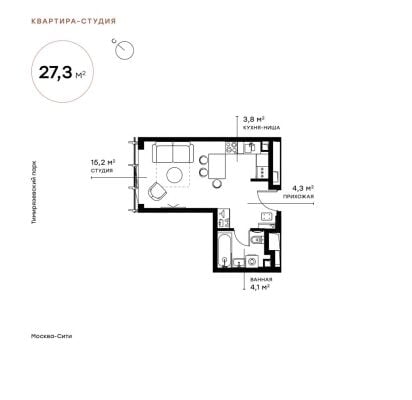 Квартира в ЖК Symphony 34