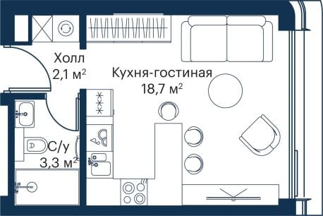 Квартира в ЖК City Bay