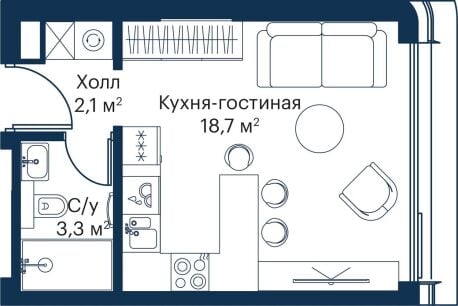 Квартира в ЖК City Bay