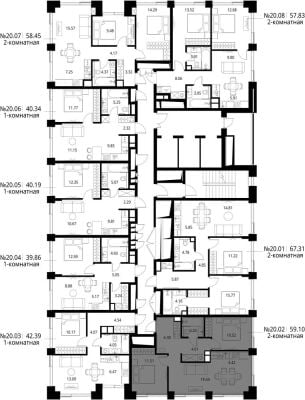 Квартира в ЖК City Bay