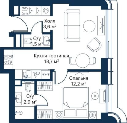 Квартира в ЖК City Bay