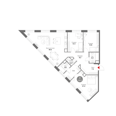 Квартира в ЖК Voxhall