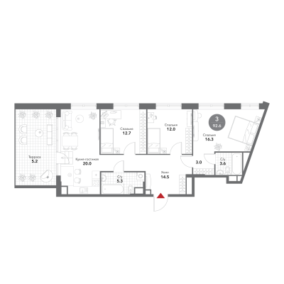 Квартира в ЖК Voxhall