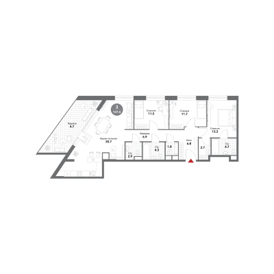 Квартира в ЖК Voxhall