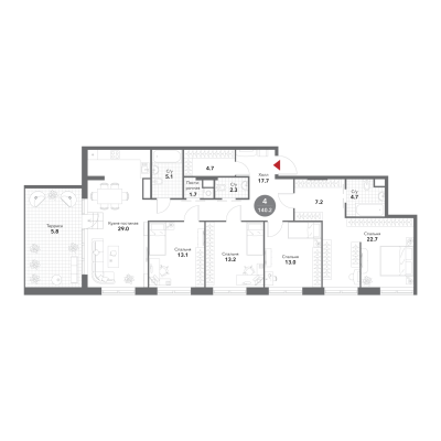Квартира в ЖК Voxhall