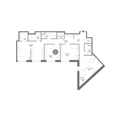 Квартира в ЖК Voxhall