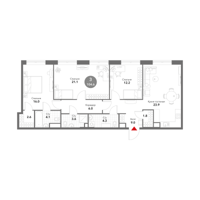 Квартира в ЖК Voxhall