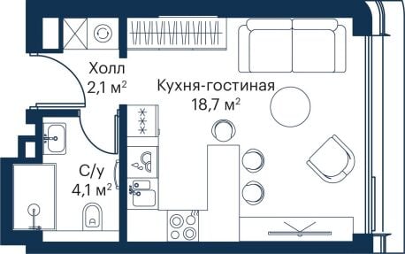 Квартира в ЖК City Bay