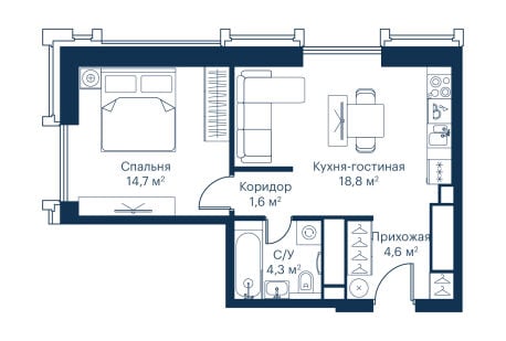 Квартира в ЖК City Bay