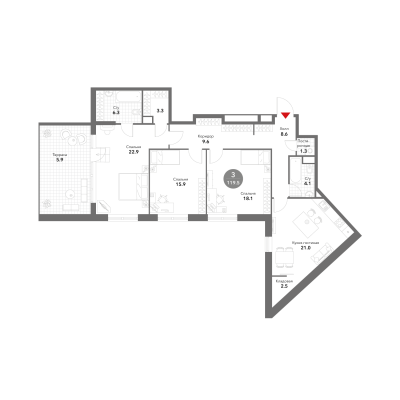 Квартира в ЖК Voxhall