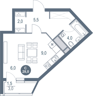 Квартира в ЖК Новые Котельники